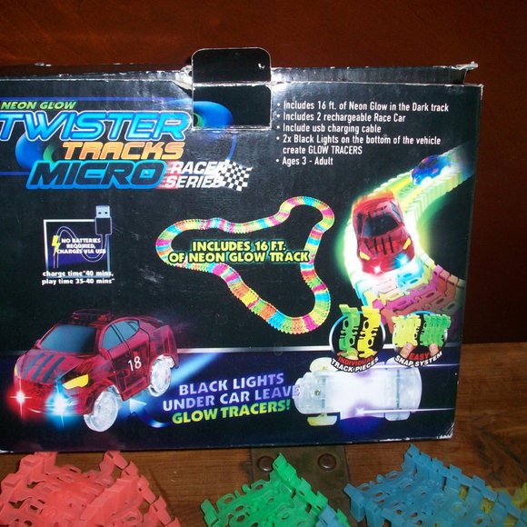 Mindscope Twister Tracks Lg Lot Micro Neon Glow in Dark Replacement Tracks Only - Picture 3 of 3